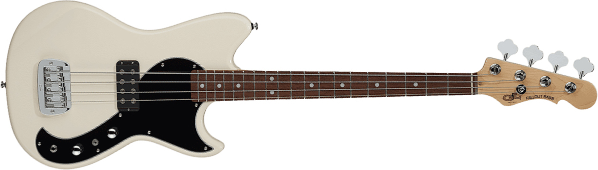 G&l Fallout Shortscale Bass Tribute Jat - Olympic White - Solidbody E-bass - Main picture