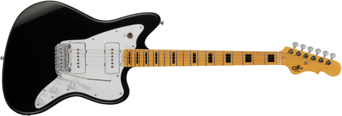 G&l Tribute Doheny - Jet Black - Retro-Rock-E-Gitarre - Main picture