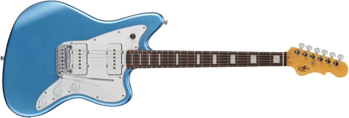 G&l Tribute Doheny - Lake Placid Blue - Retro-Rock-E-Gitarre - Main picture