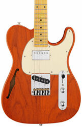 Semi-hollow e-gitarre G&l Tribute ASAT Classic Bluesboy Semi-Hollow - Clear orange