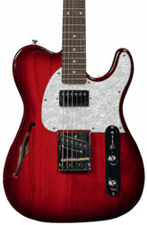 Semi-hollow e-gitarre G&l Tribute ASAT Classic Bluesboy Semi-Hollow - Red burst