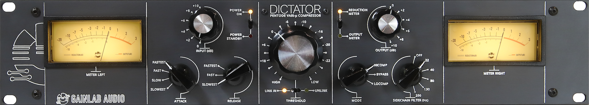 Gainlab Audio Dictator Graphite - Kompressor/Limiter Gate - Main picture