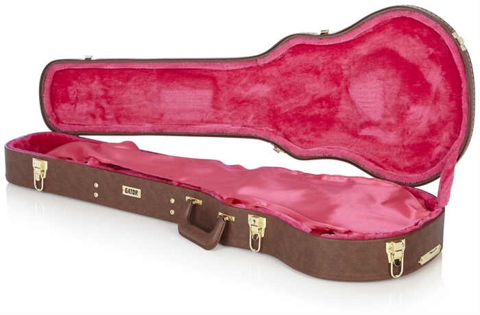 Gator Gw-lp-brown Les Paul Deluxe Wood Case - Koffer für E-Gitarren - Variation 3
