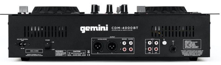 Gemini Cdm 4000bt - MP3 & CD Plattenspieler - Variation 2