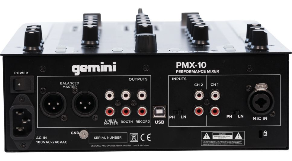 Gemini Pmx 10 - DJ-Mixer - Variation 2