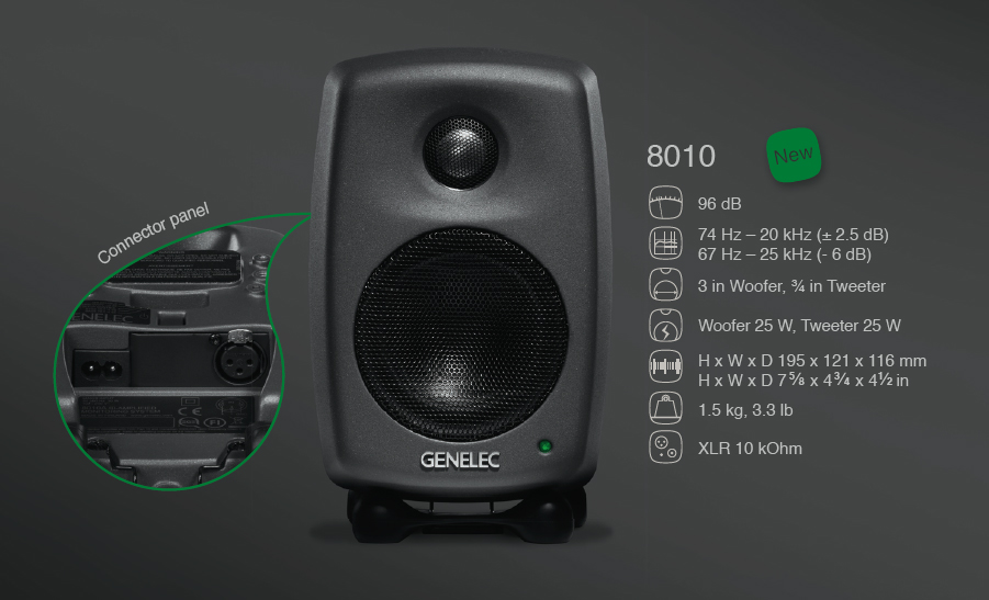 Genelec 8010ap - La PiÈce - Aktive studio monitor - Variation 5