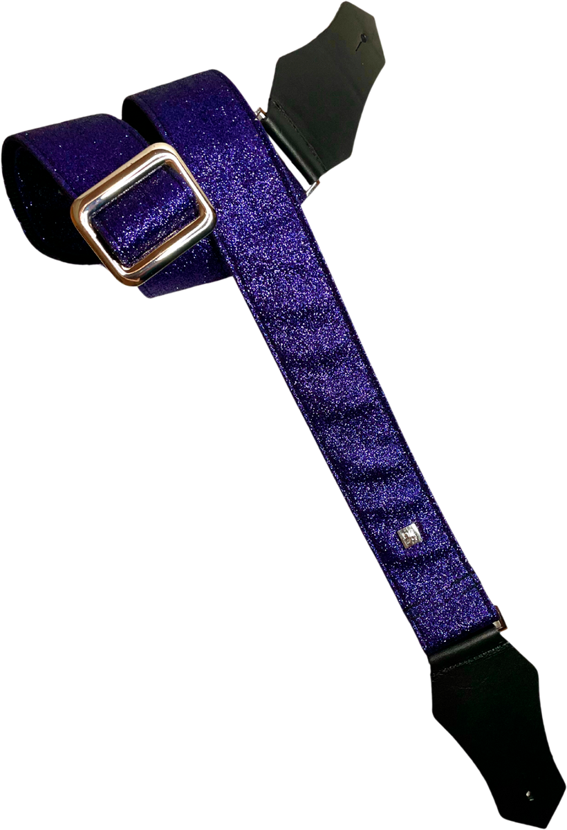 Get M Get M 2'' Gorgi Glitter Purple Hologram - Gitarrengurt - Variation 1