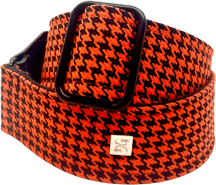 Get M Get M Fly Hounds Tooth Orange - Gitarrengurt - Main picture