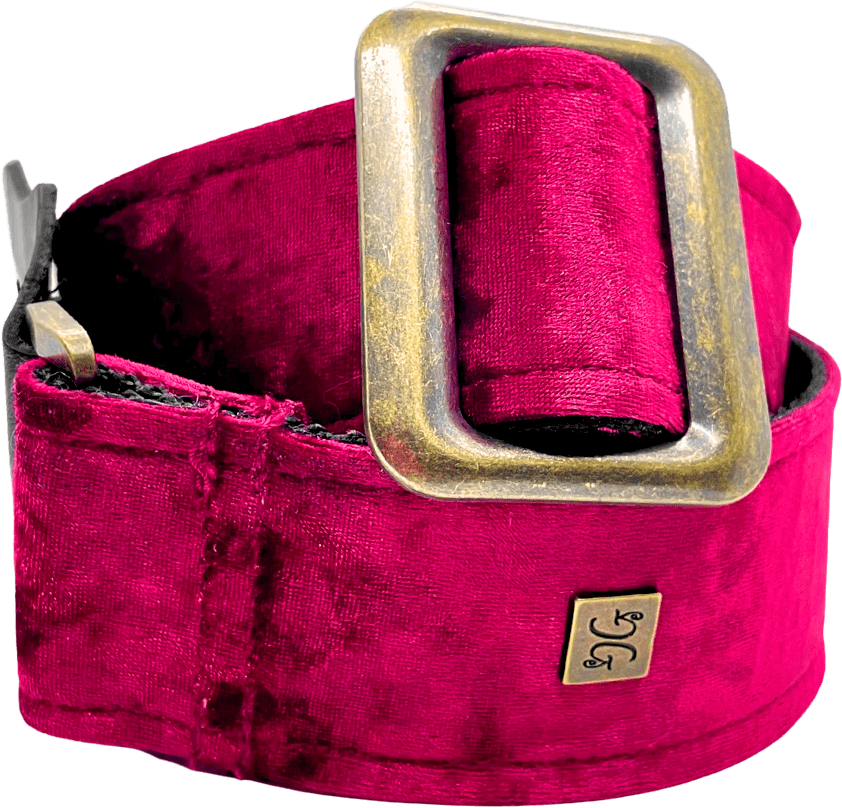 Get M Get M Crushed Velvet Burgundy - Gitarrengurt - Main picture