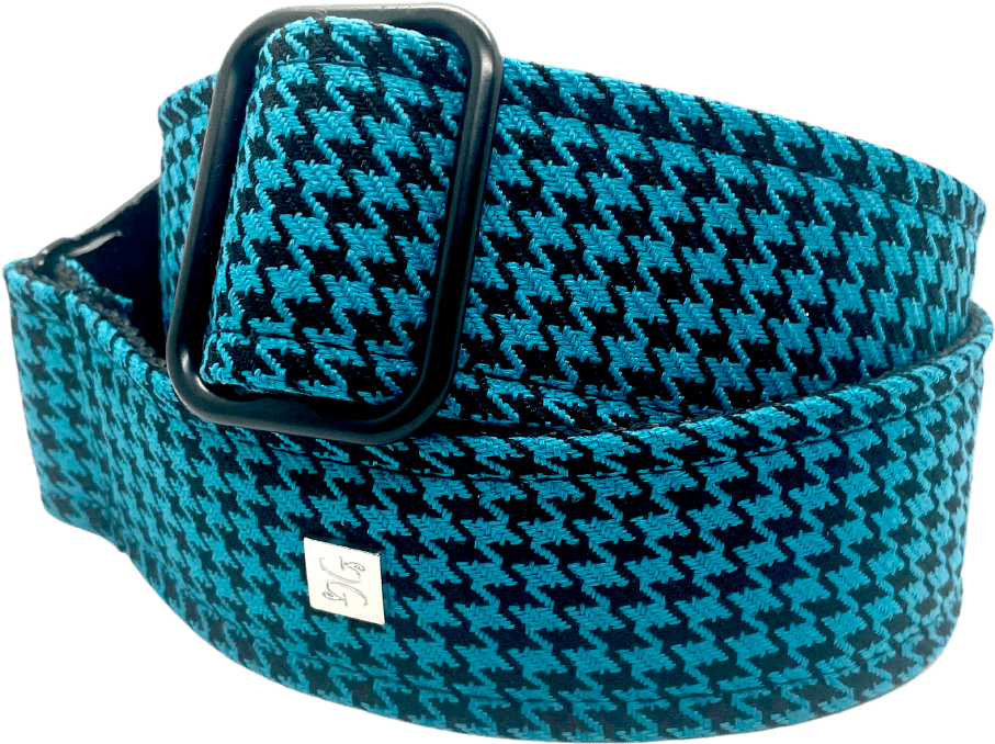 Get M Get M Fly Hounds Tooth Blue - Gitarrengurt - Main picture
