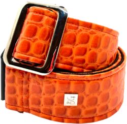 Gitarrengurt Get m get m Aussie Gator Orange Crush