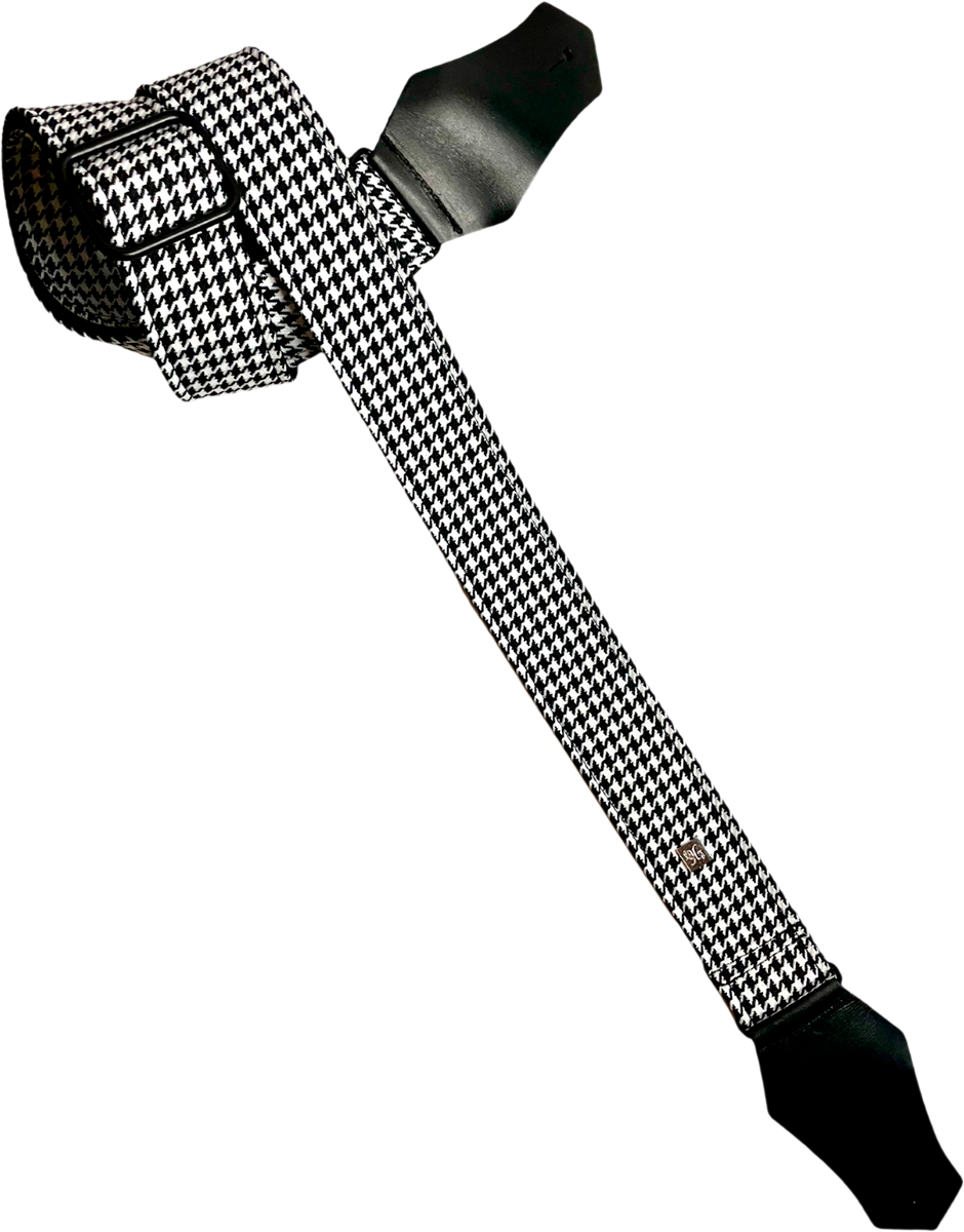 Get M Get M Fly Hounds Tooth White - Gitarrengurt - Variation 1