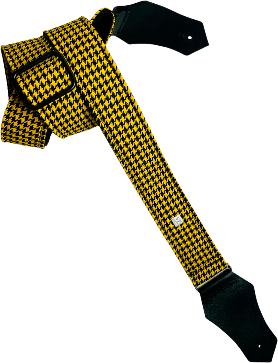 Get M Get M Fly Hounds Tooth Yellow - Gitarrengurt - Variation 1