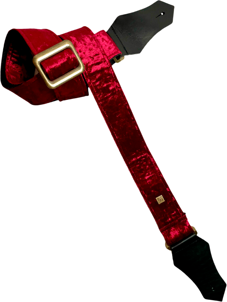 Get M Get M Crushed Velvet Burgundy - Gitarrengurt - Variation 1