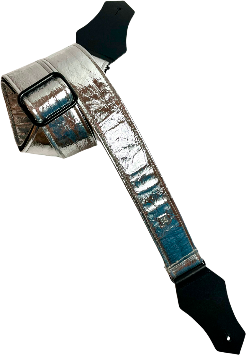 Get M Get M Distressed Vernice Silver - Gitarrengurt - Variation 1