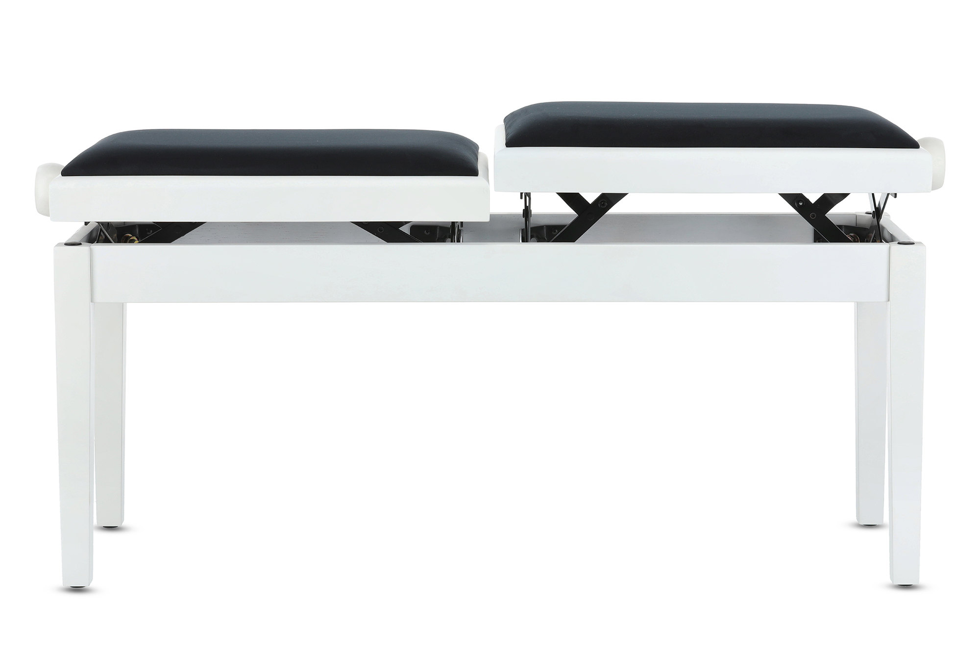 Gewa Banquette Piano Deluxe Double Blanc Mat - Klavierbänke - Variation 1