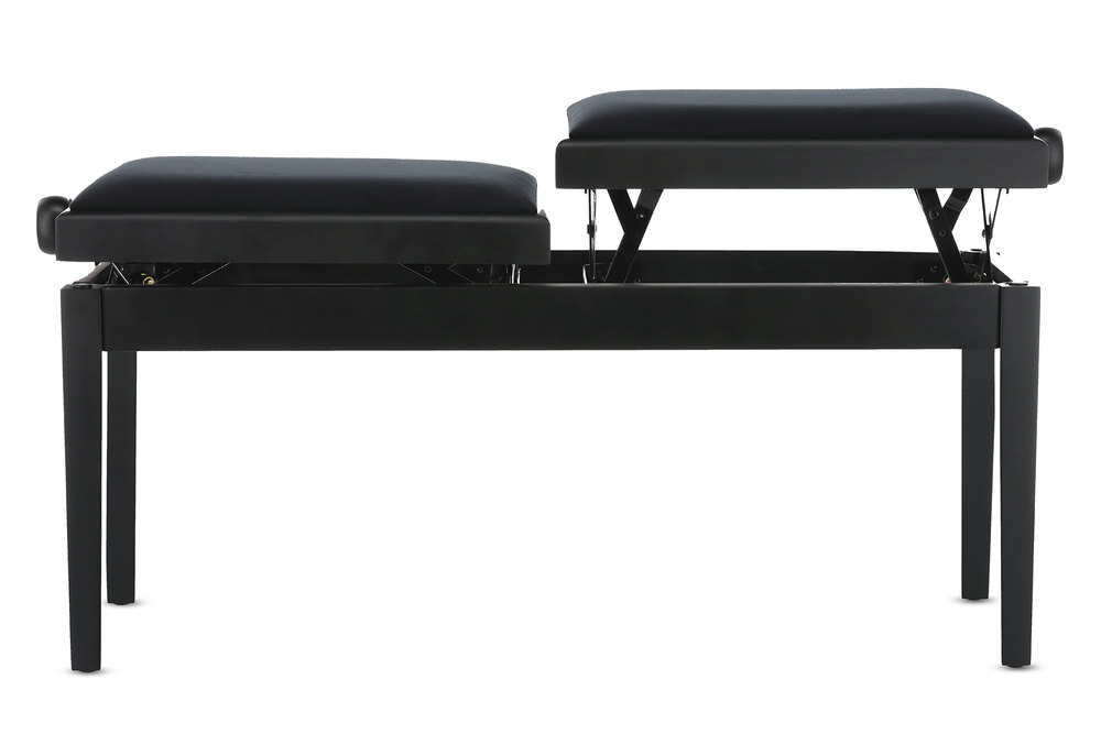 Gewa Banquette Piano Deluxe Double Noir Mat - Klavierbänke - Variation 6