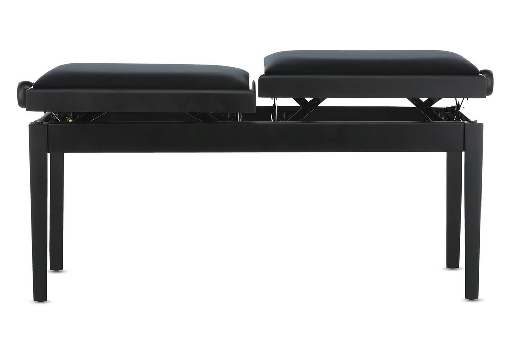 Gewa Banquette Piano Deluxe Double Noir Mat - Klavierbänke - Variation 7
