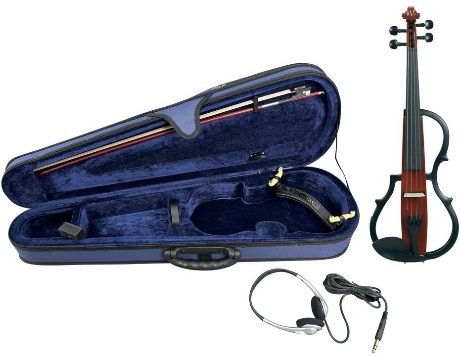 Gewa 401.645 Violon Electrique Laque Brun Rouge - Elektrische Violine - Main picture