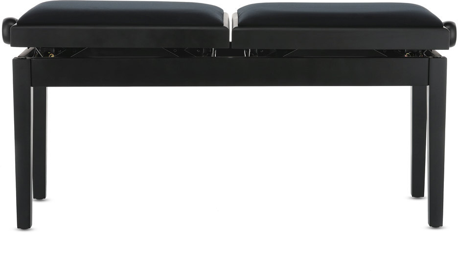 Gewa Banquette Piano Deluxe Double Noir Mat - Klavierbänke - Main picture