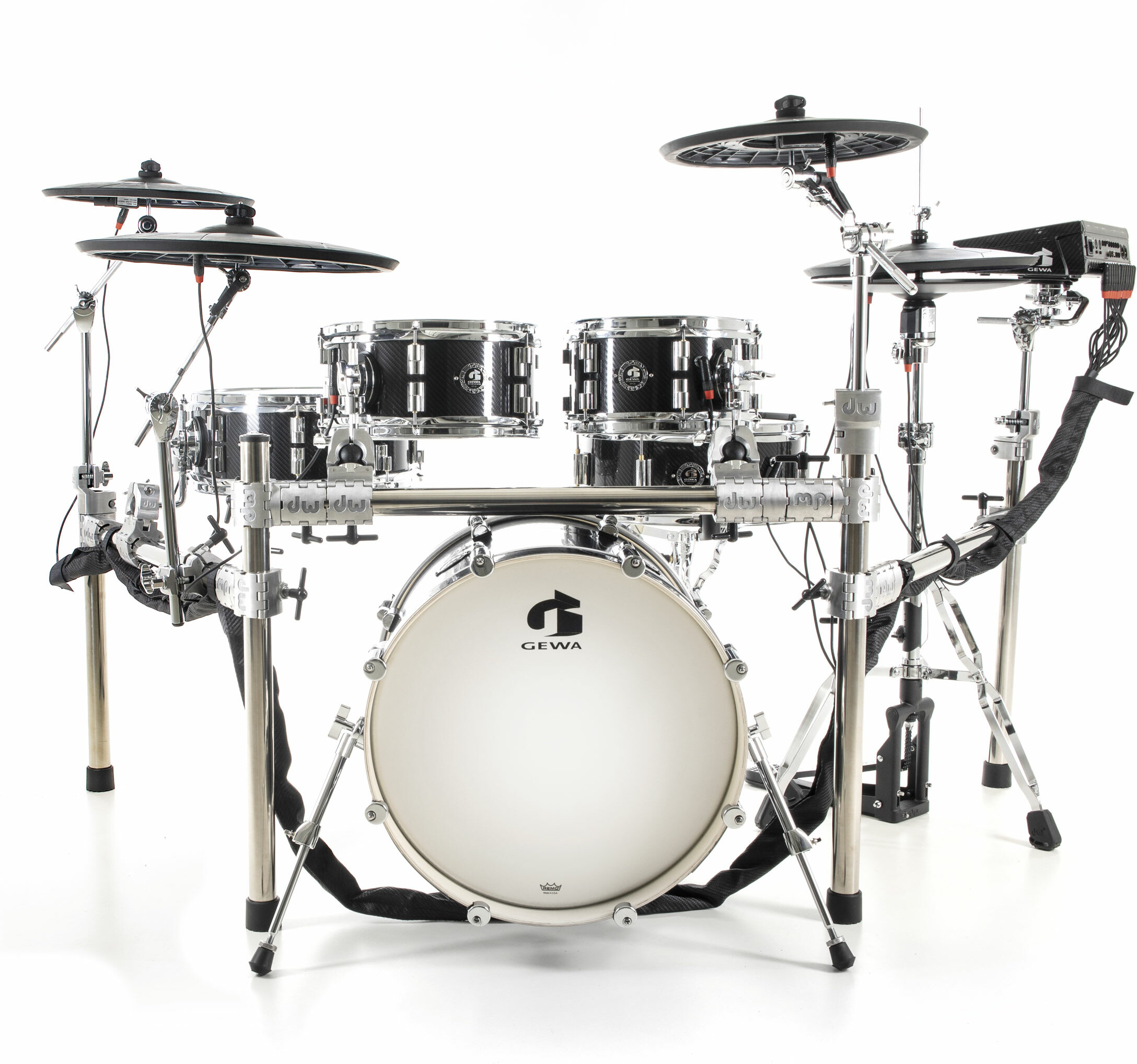 Gewa G9 E-drum Kit Pro C5 Carbon - Komplett E-Drum Set - Main picture