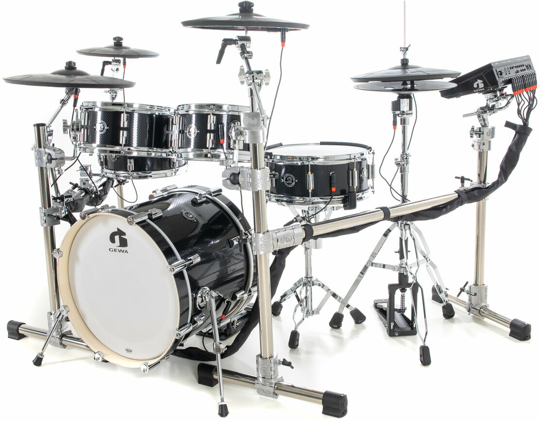 Gewa G9 E-drum Kit Pro C6 Carbon - Komplett E-Drum Set - Main picture