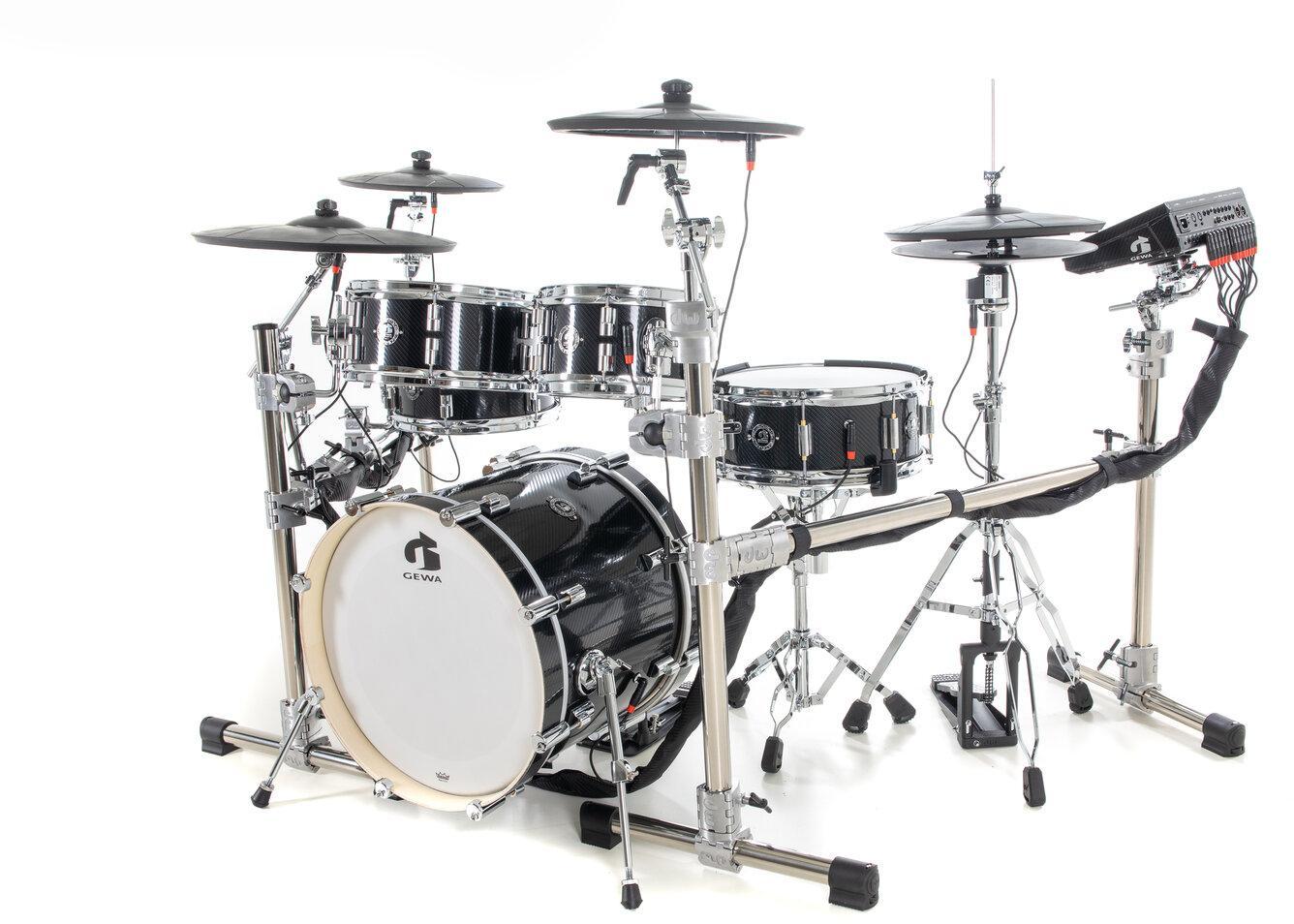 Komplett e-drum set Gewa G9 E-DRUM KIT PRO C6 KIT CARBON