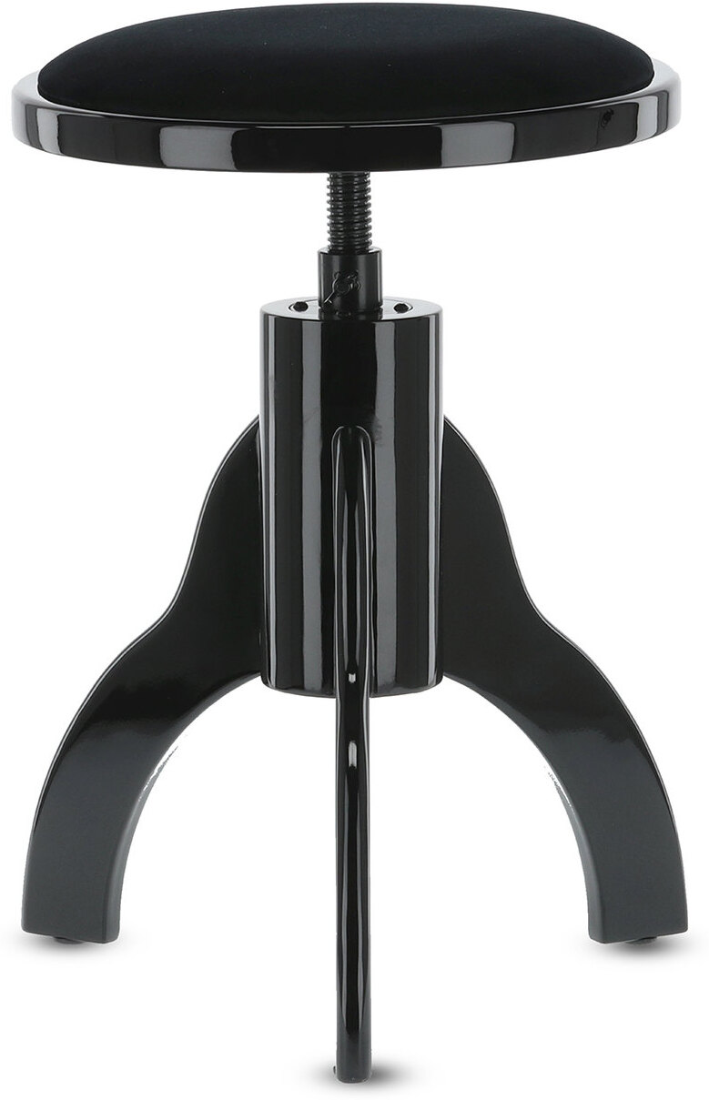 Gewa Tabouret De Piano Deluxe Noir Brillant - Klavierbänke - Main picture