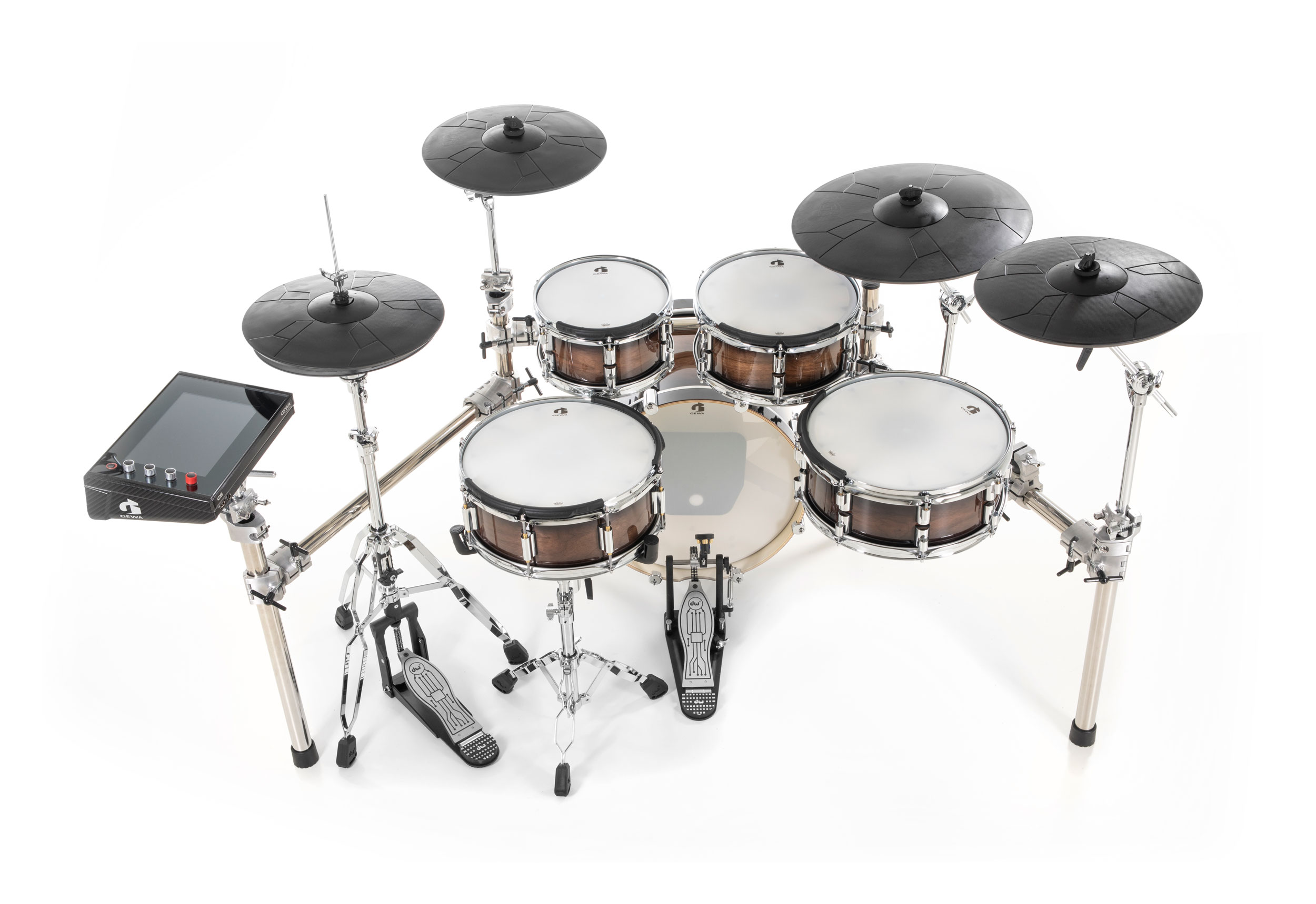 Gewa G9 E-drum Kit Pro L5 Walnut Burst - Komplett E-Drum Set - Variation 3