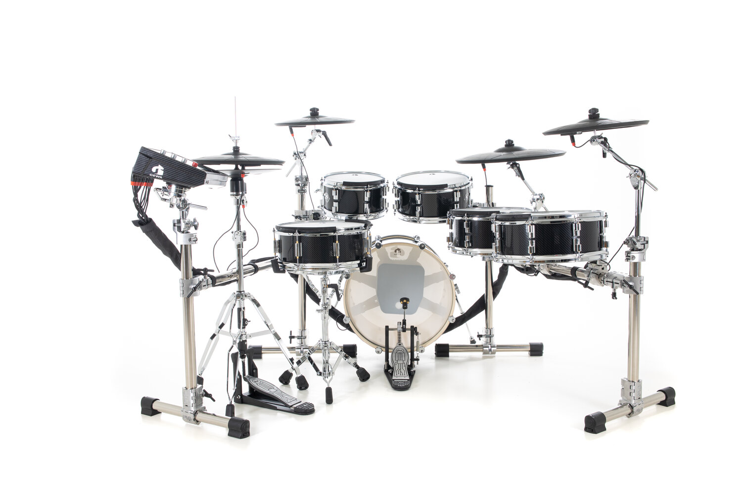 Gewa G9 E-drum Kit Pro C6 Carbon - Komplett E-Drum Set - Variation 1