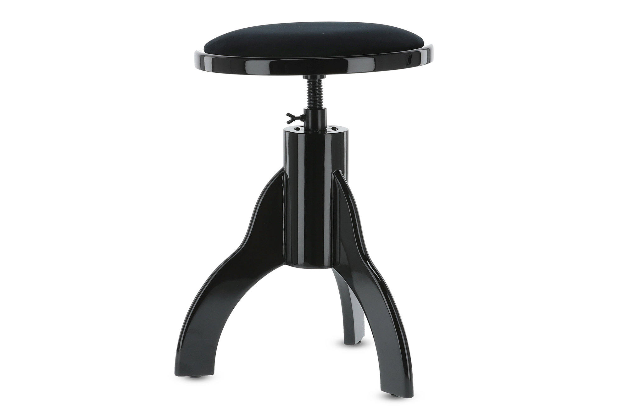 Gewa Tabouret De Piano Deluxe Noir Brillant - Klavierbänke - Variation 2