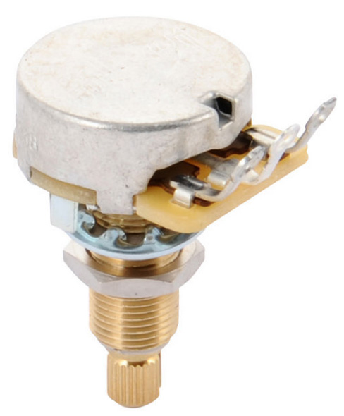 Gibson 500k Ohm Audio Taper Potentiometer Long Shaft - - Poti - Variation 2