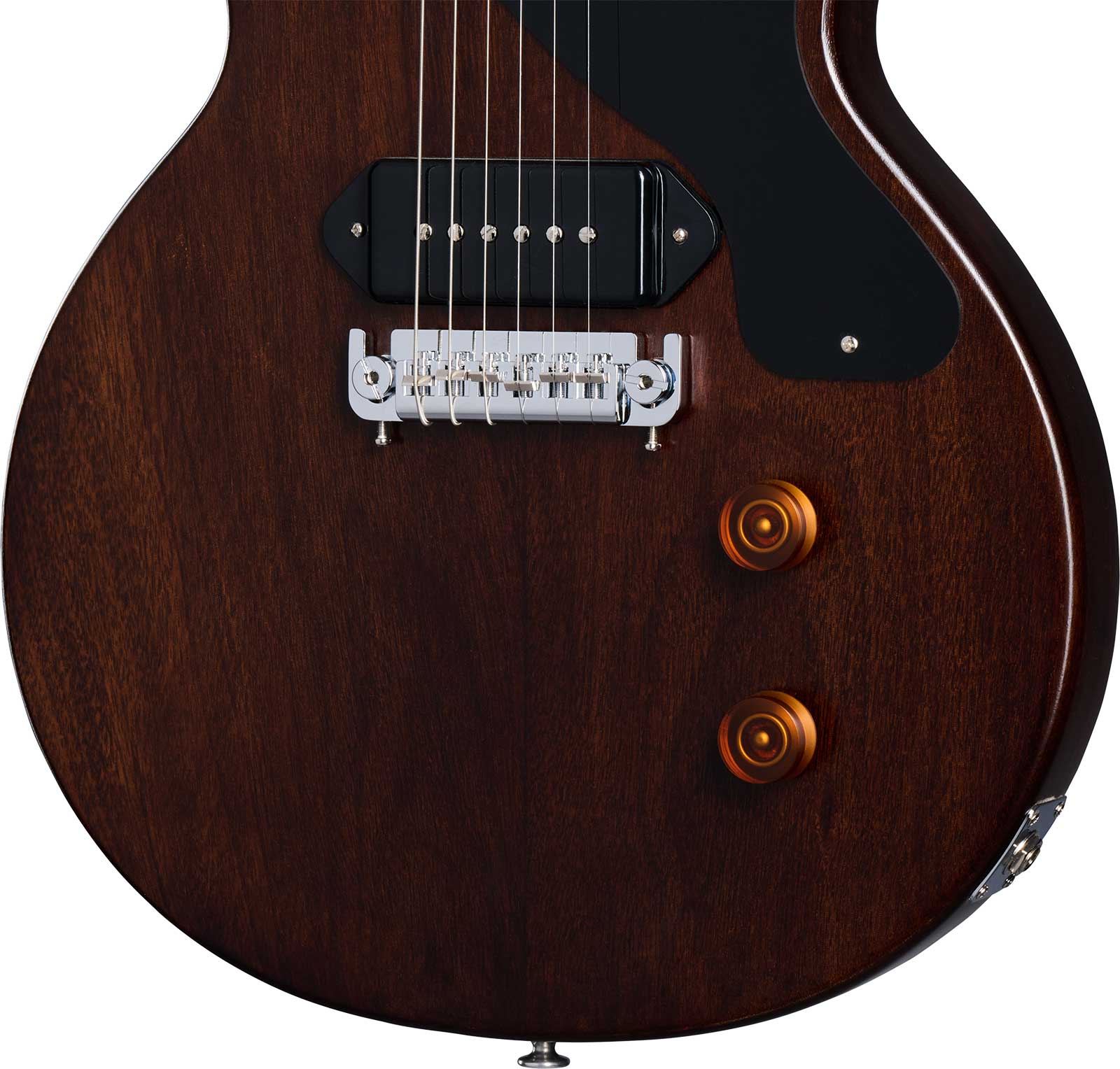 Gibson Charlie Starr Les Paul Junior Ltd Signature 1p90 Ht Rw - Dark Walnut - Signature-E-Gitarre - Variation 3