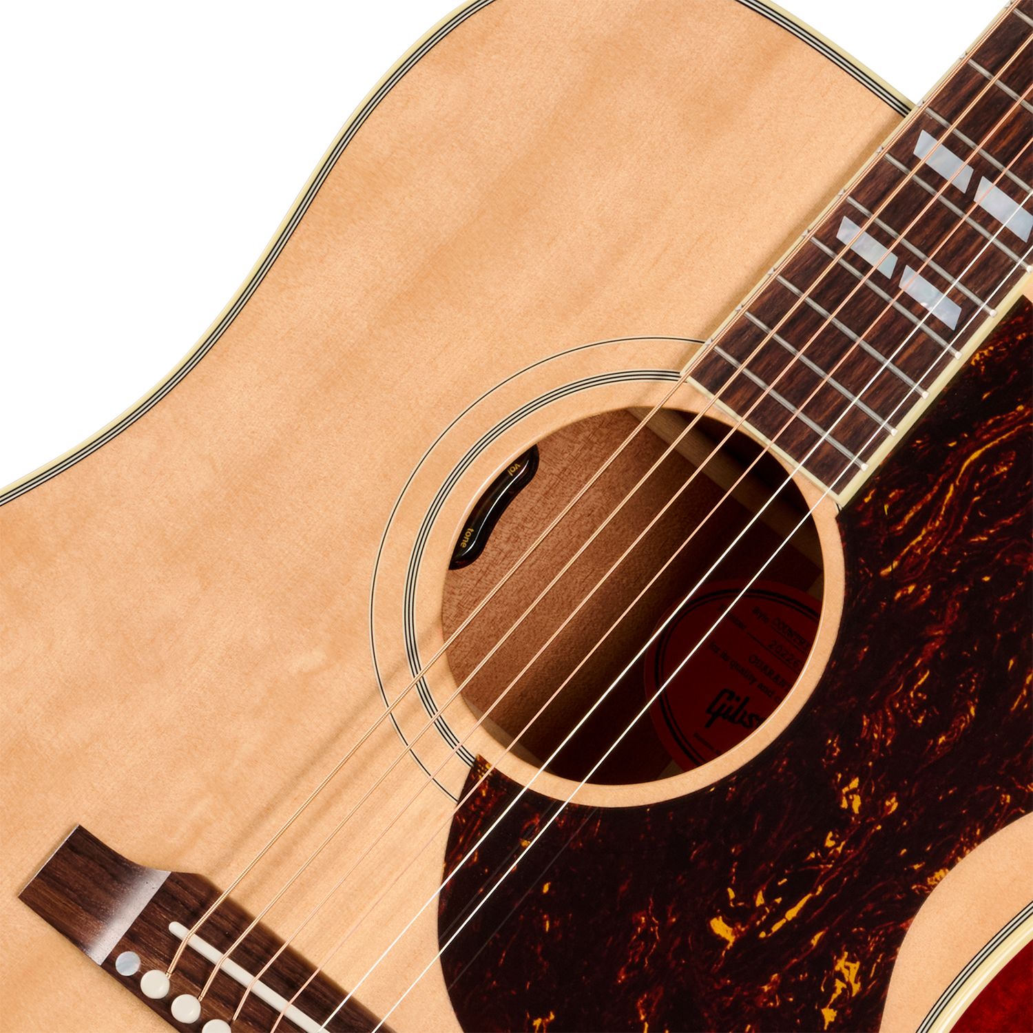 Gibson Country Western 60s Original (baggs Hifi Dna) Dreadnought Epicea Acajou Rw - Antique Natural - Folk-Gitarre - Variation 2