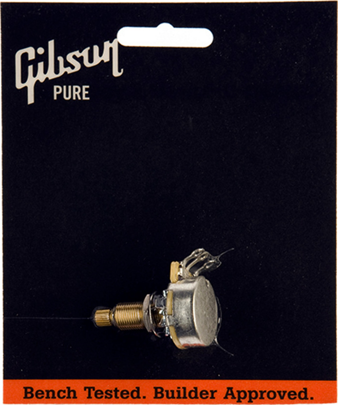 Gibson 500k Ohm Audio Taper Potentiometer Long Shaft - - Poti - Main picture