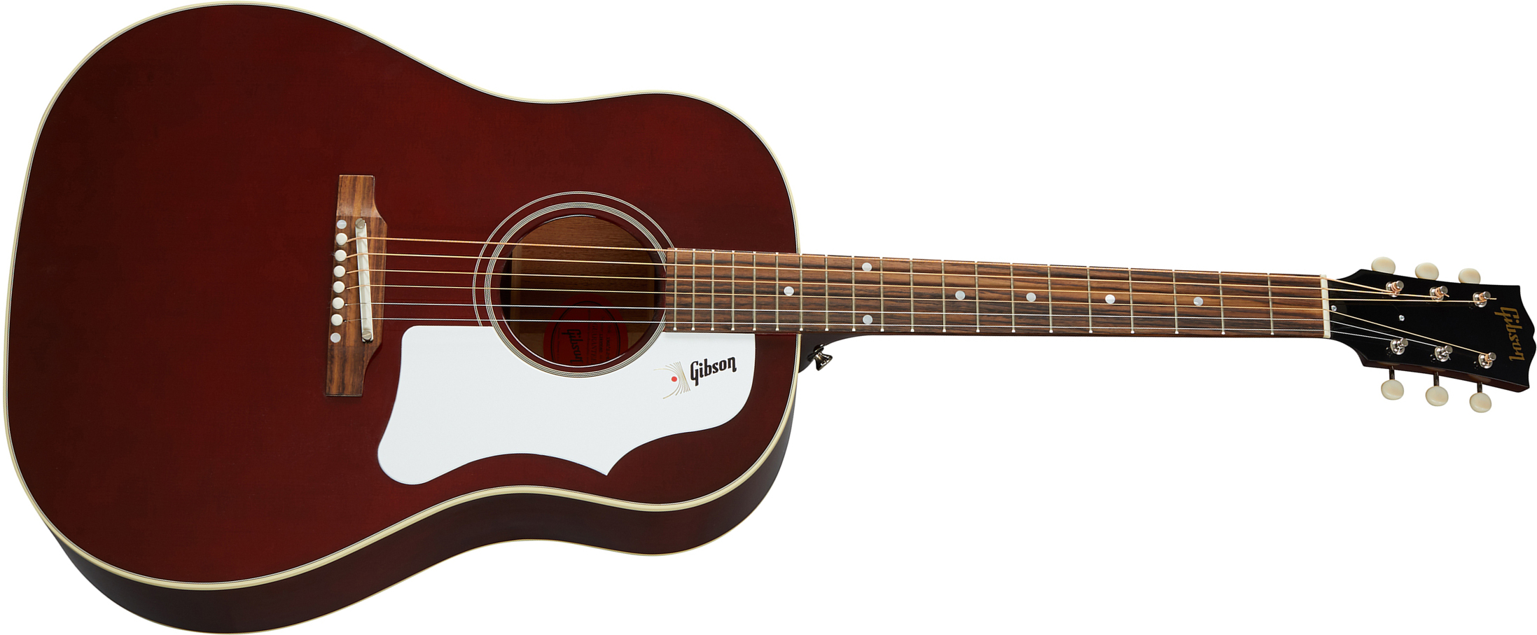 Gibson 60s J-45 Original 2020 Dreanought Epicea Acajou Rw - Wine Red - Westerngitarre & electro - Main picture