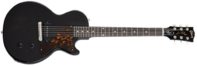 Gibson Billie Joe Armstrong Les Paul Junior Signature S P90 Ht Rw - Vintage Ebony - Single-Cut-E-Gitarre - Main picture