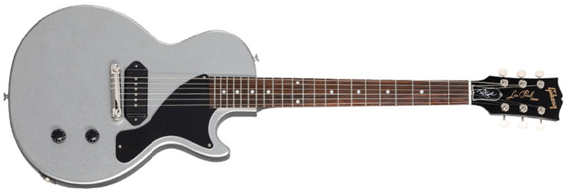 Gibson Billie Joe Armstrong Les Paul Junior Signature S P90 Ht Rw - Silver Mist - Single-Cut-E-Gitarre - Main picture
