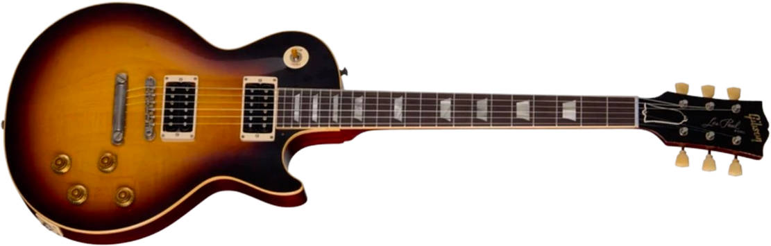 Gibson Custom Les Paul Standard 1958 Light Figured Maple Top Le Ltd 2h Ht Rw - Murphy Lab Heavy Aged Athens Burst - Single-Cut-E-Gitarre - Main pictur
