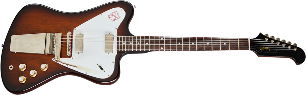 Gibson Custom Shop 1965 Non Reverse Firebird V Vibrola 2mh Trem Rw - Vos Vintage Sunburst - Retro-Rock-E-Gitarre - Main picture