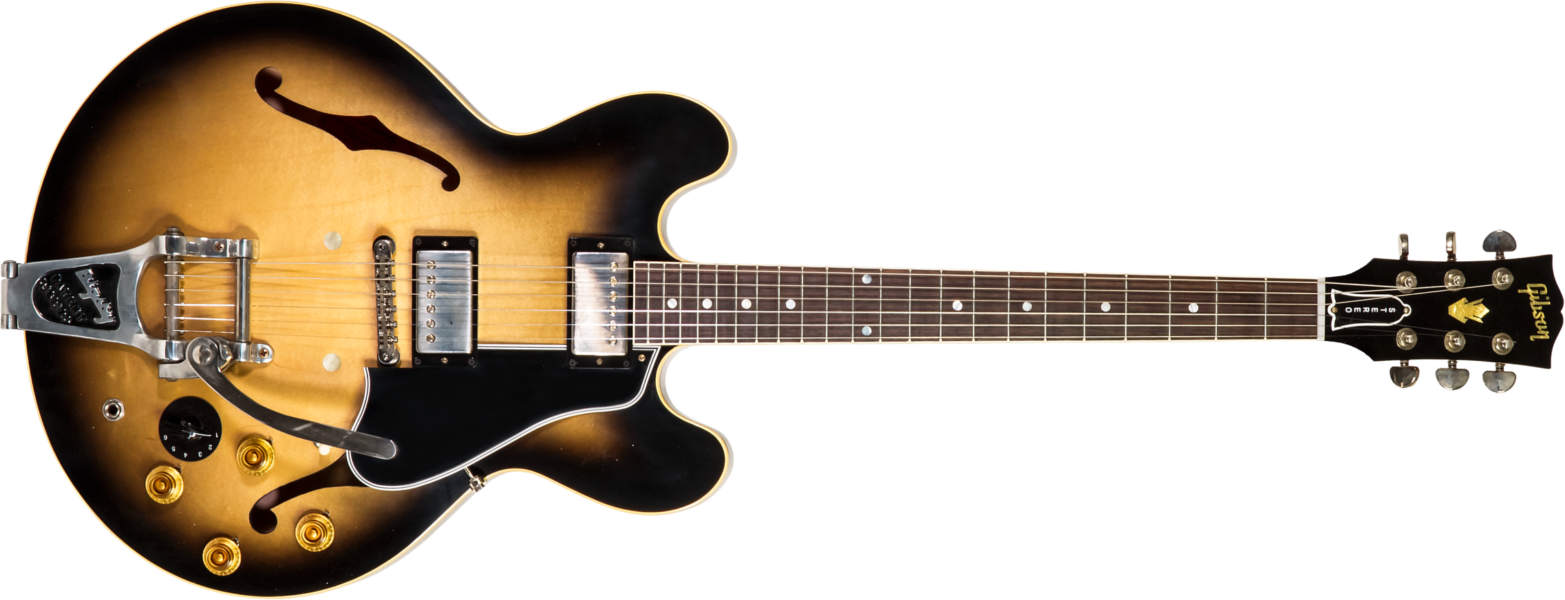 Gibson Custom Shop Bb King Es-335 Live At The Regal 2h Trem Bigsby Rw #bbregal90 - Murphy Lab Aged Argentine Grey - Signature-E-Gitarre - Main picture