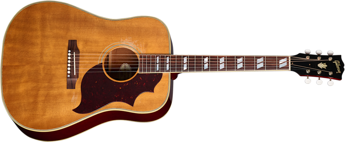 Gibson Custom Shop Country Western 1963 Dreadnought Epicea Acajou Rw - Murphy Lab Heavy Aged Smoked Natural - Folk-Gitarre - Main picture
