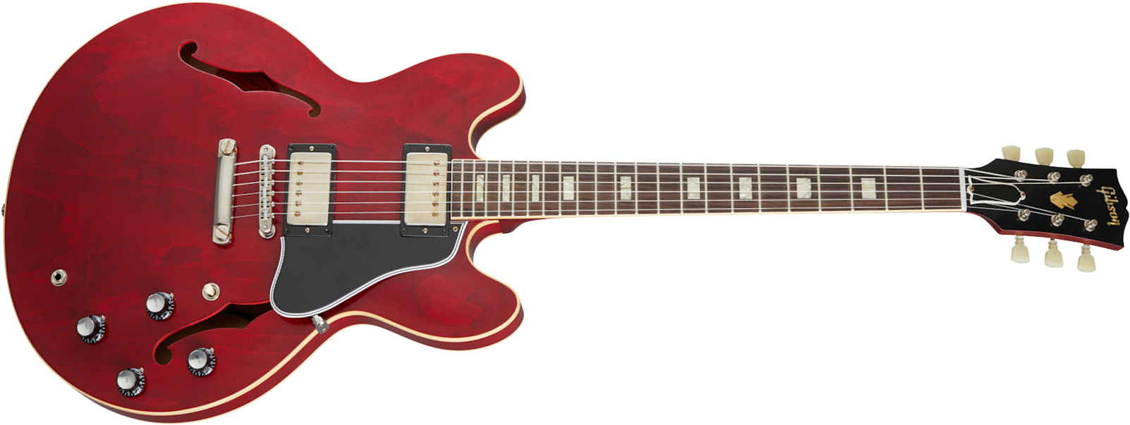 Gibson Custom Shop Historic Es-335 Reissue 1964 2h Ht Rw - Vos Sixties Cherry - Semi-Hollow E-Gitarre - Main picture