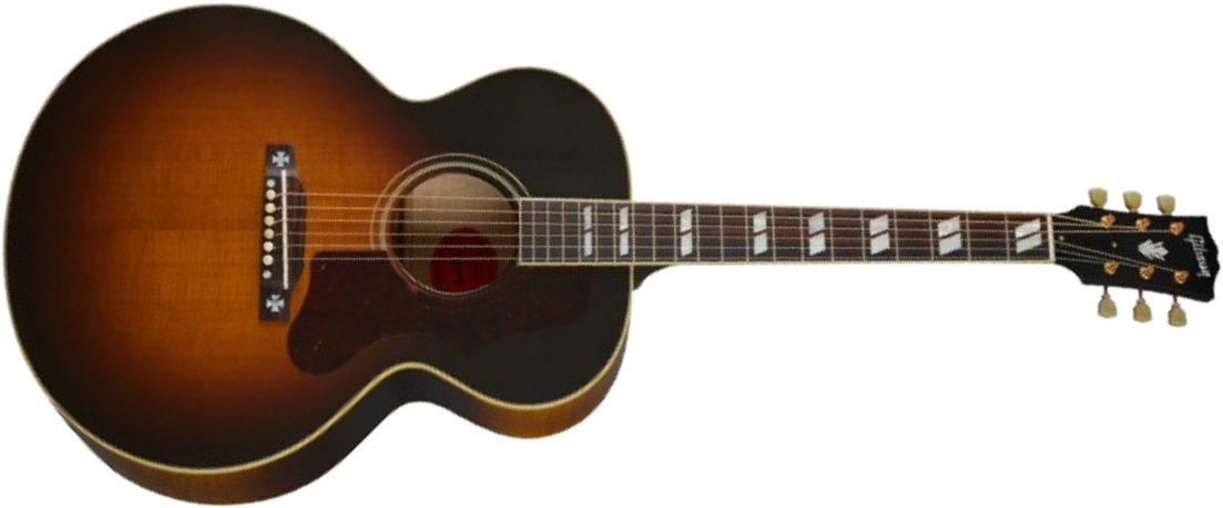 Gibson Custom Shop J185 1952 Historic Jumbo Epicea Erable Rw - Vos Vintage Sunburst - Folk-Gitarre - Main picture