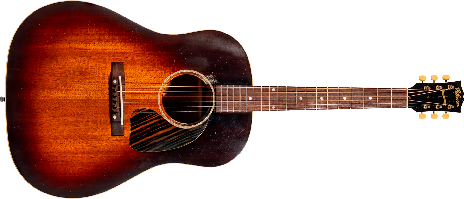 Gibson Custom Shop J45 1942 All Mahogany Greatest Hits Dreadnought Tout Acajou Rw - Murphy Lab Light Aged Vintage Sunburst - Folk-Gitarre - Main pictu
