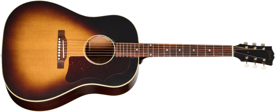 Gibson Custom Shop J45 1955 Dreadnought Epicea Acajou Rw - Murphy Lab Light Aged Vintage Sunburst - Folk-Gitarre - Main picture