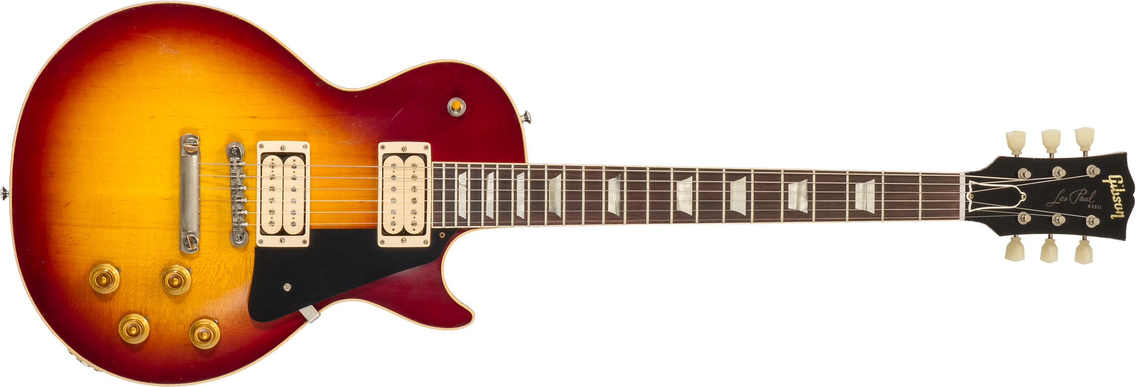 Gibson Custom Shop Jeff Beck Les Paul Standard 1959 Yardburst 2h Ht Rw #yb010 - Murphy Lab Aged Dark Cherry Sunburst - Single-Cut-E-Gitarre - Main pic
