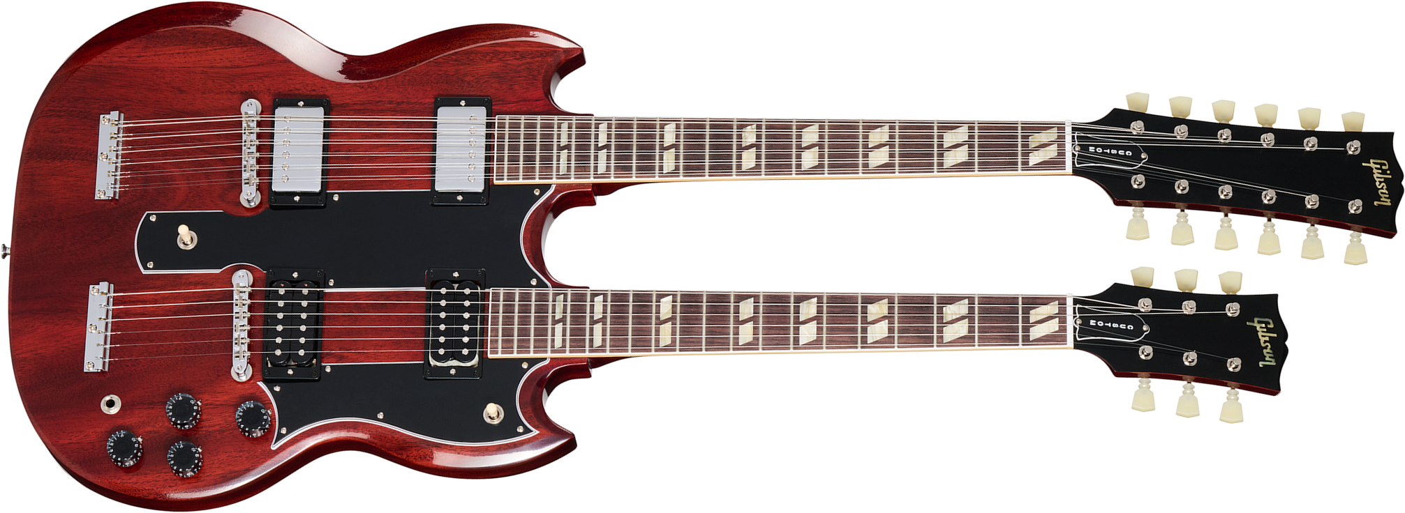 Gibson Custom Shop Jimmy Page Eds1275 Doubleneck 1969 Signature 2s Ht Rw - Vos '69 Cherry - Doppelhals E-Gitarre - Main picture