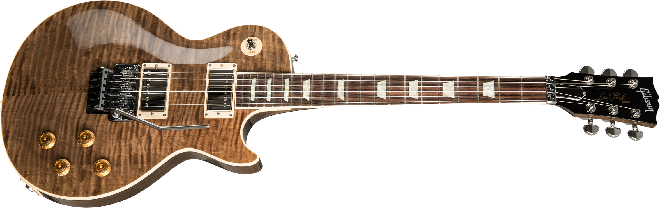 Gibson Custom Shop Les Paul Axcess Standard Figured Floyd Rose 2019 2h Fr Rw - Gloss Dc Rust - Single-Cut-E-Gitarre - Main picture