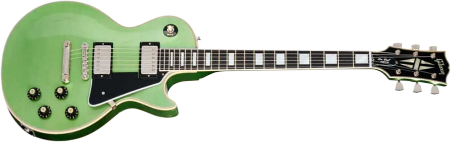 Gibson Custom Shop Les Paul Custom 1968 Reissue 2h Ht Eb - Murphy Lab Aged Jade Green - Single-Cut-E-Gitarre - Main picture